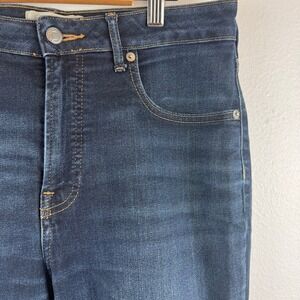 EVERLANE Womens Curvy High-Rise Skinny blue denim jeans - 30 Regular